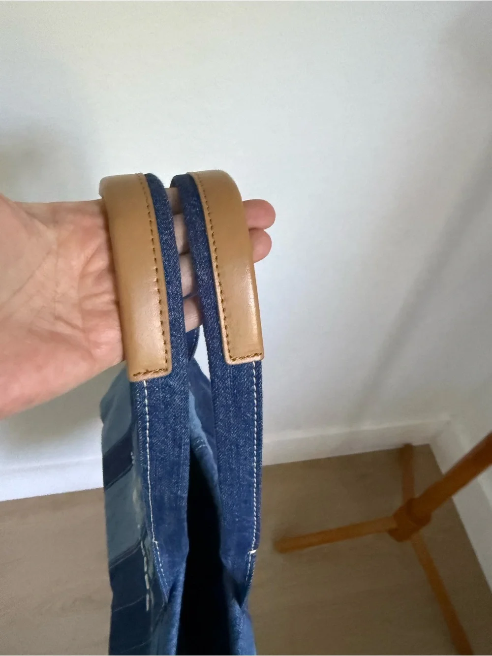 Marc Jacobs Patchwork Denim Tote Bag in Blue - Picture 4 of 10